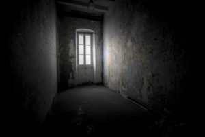 interior of an apartment with abandoned walls, ceilings and floors in the center of a European city interior of an apartment with abandoned walls, ceilings and floors in the center of a European city